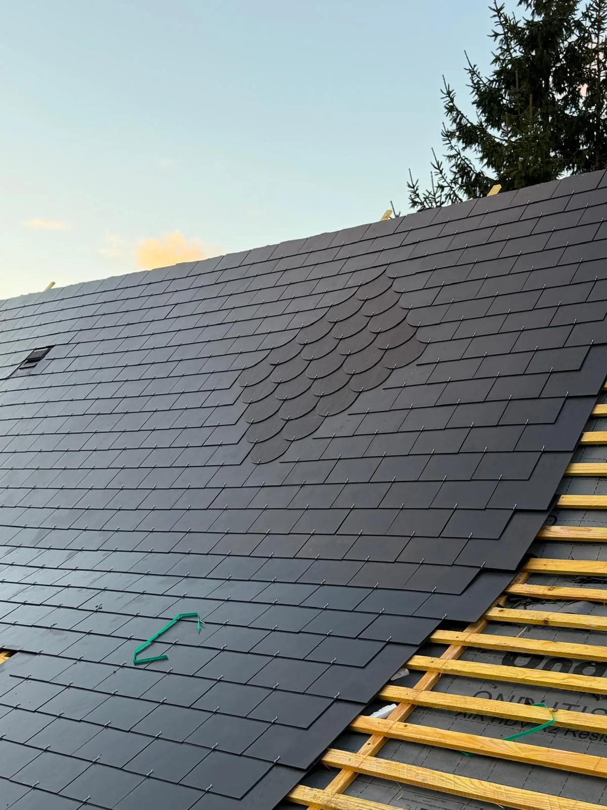 Motif décoratif ardoise écaille